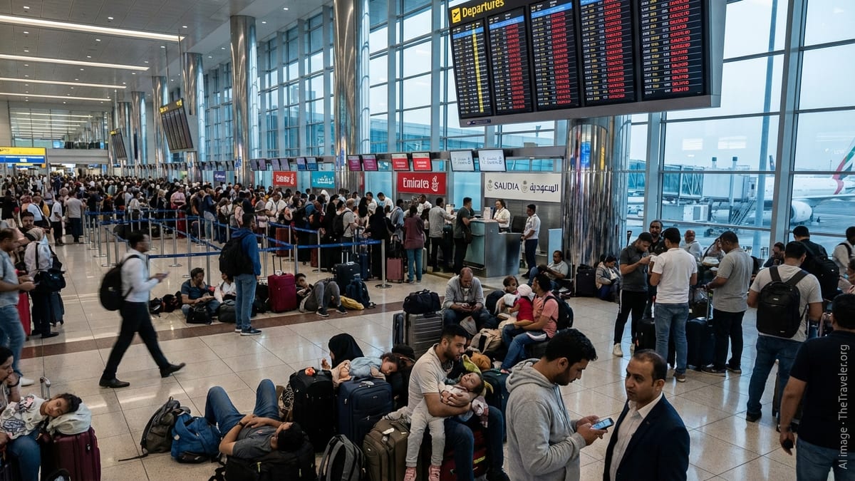 Dubai Flight Meltdown as US-Israel Strikes Paralyze Air Travel