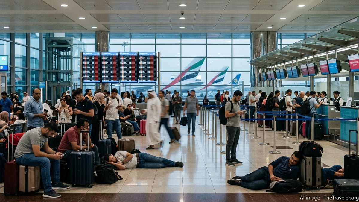 Dubai Flight Chaos Leaves Tourists Rerouting Worldwide