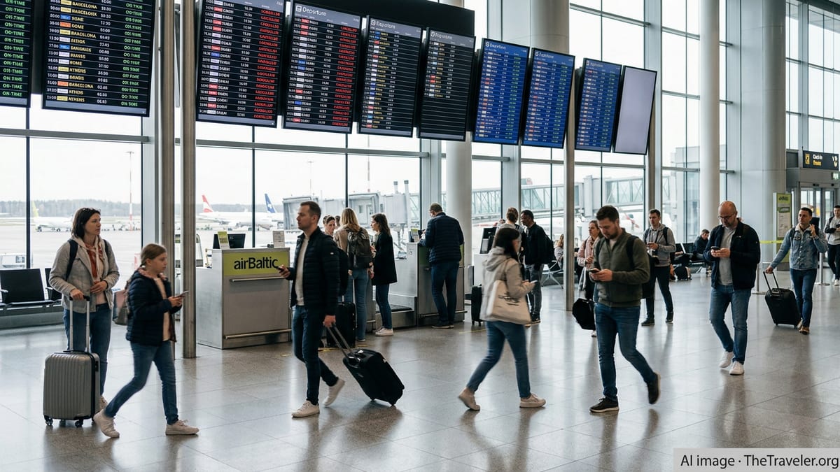 Dubai Flight Chaos: airBaltic Adds Free Reroutes to Holiday Hubs