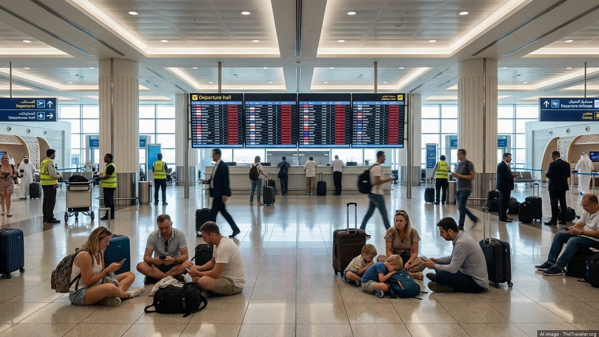 Dubai Flights Halted as Gulf Airspace Closes After Iran Strikes