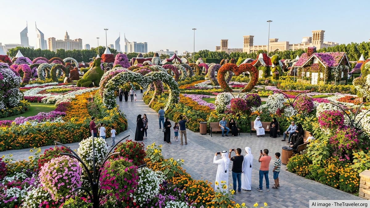 Spring Tourism Peaks at Dubai Miracle Garden for UAE Residents