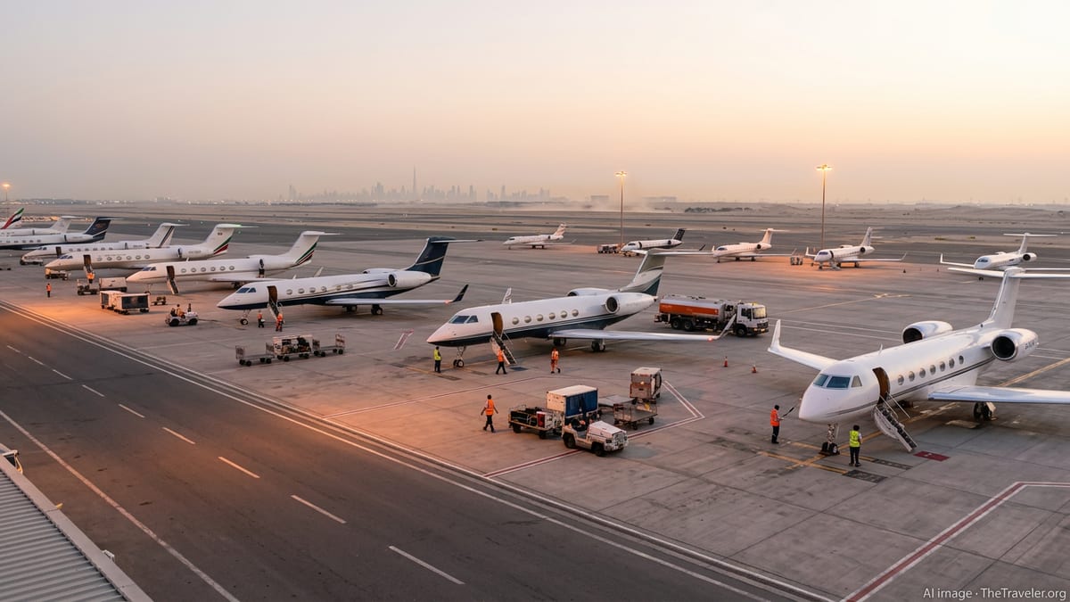 Dubai Sees Private Jet Surge As Tourists Flee West Asia Turmoil