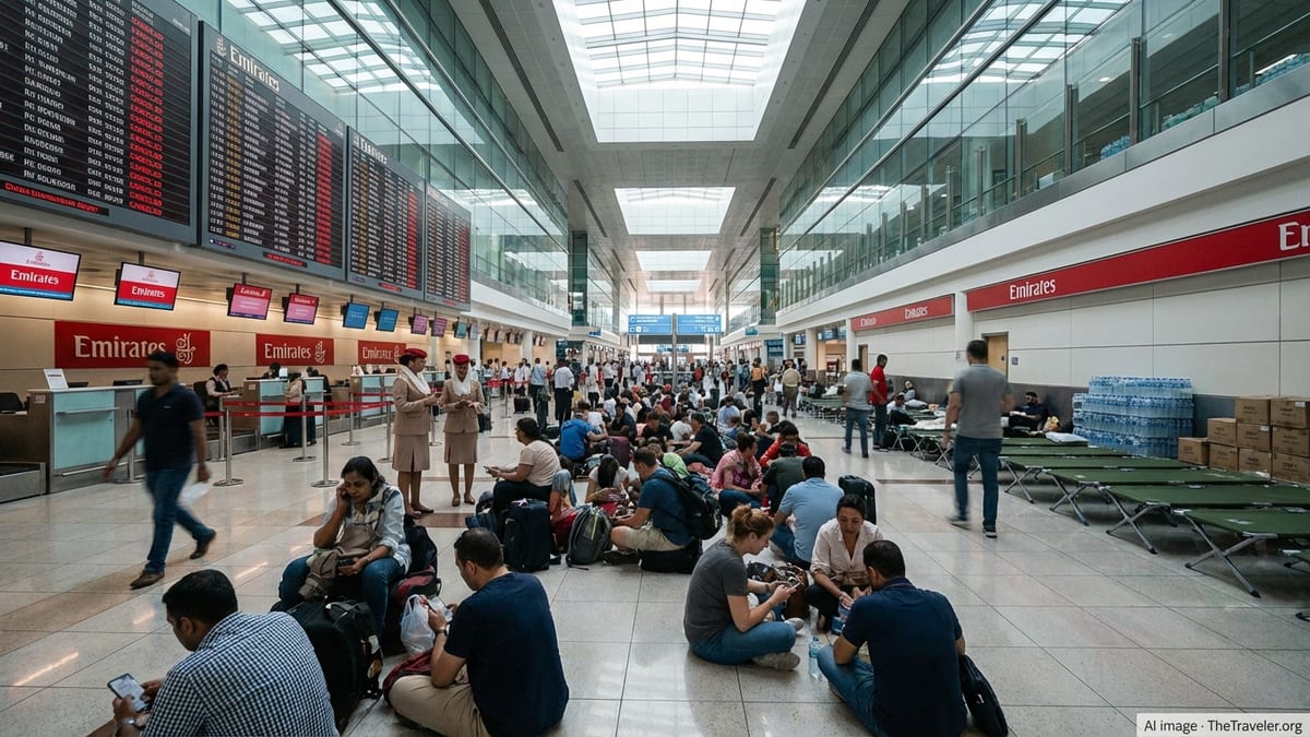 Dubai Tourism Reels as Conflict Grounds Flights, Strands Thousands