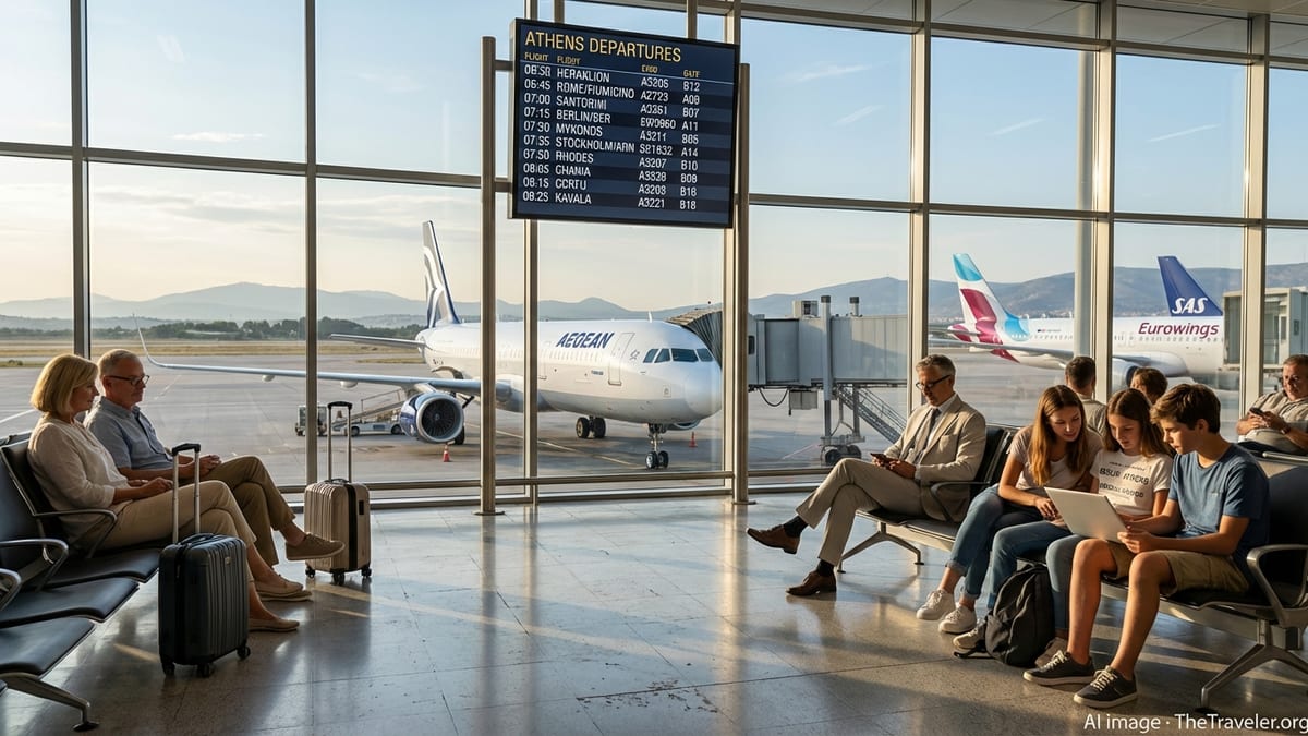 More 2026 Flights From Berlin, Rome, Stockholm Open Greece’s Athens and Islands