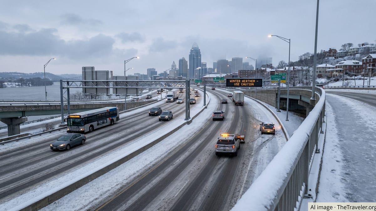 Arctic Blast Triggers Patchwork Snow Emergencies, Travel Disruptions Across Cincinnati Tri-State