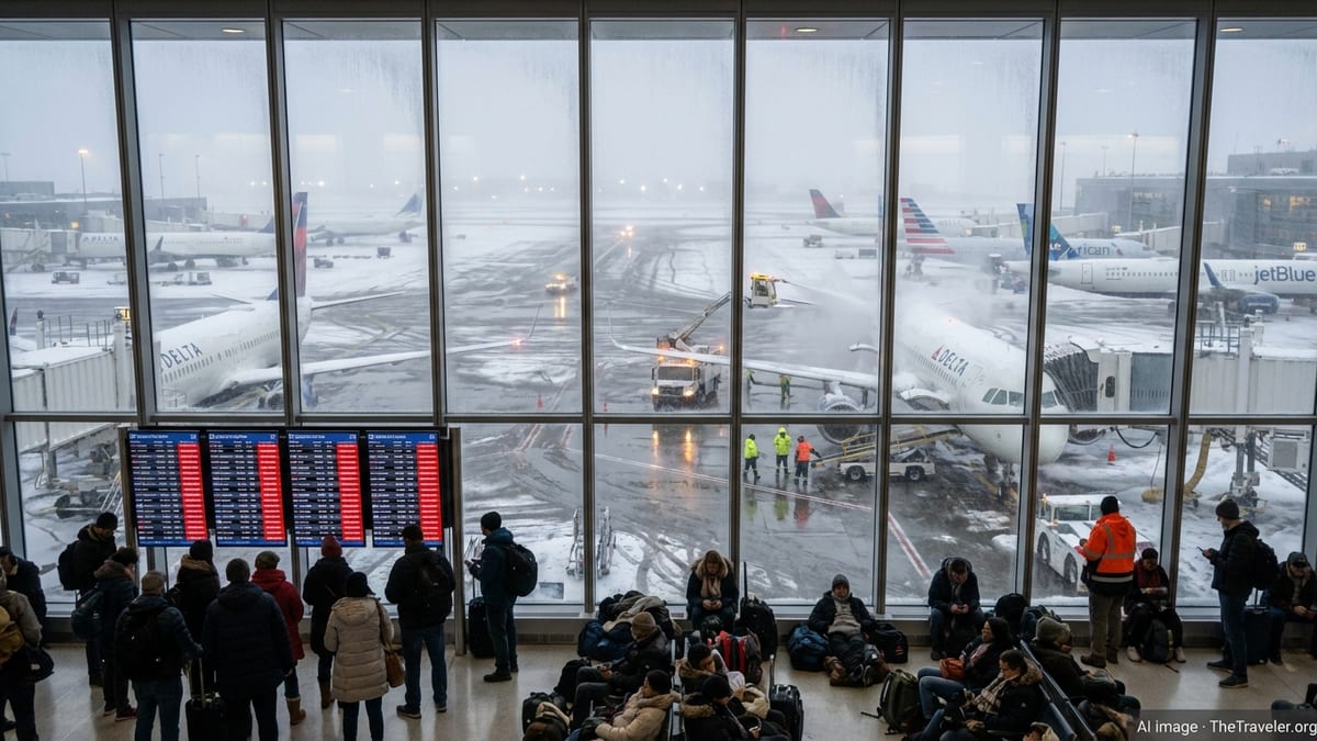 Historic Nor’easter Paralyzes East Coast Air Travel