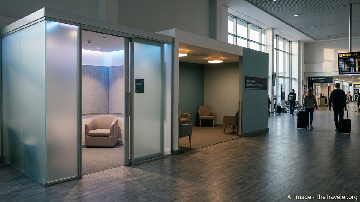 East Midlands Airport unveils CalmPod and inclusive quiet room