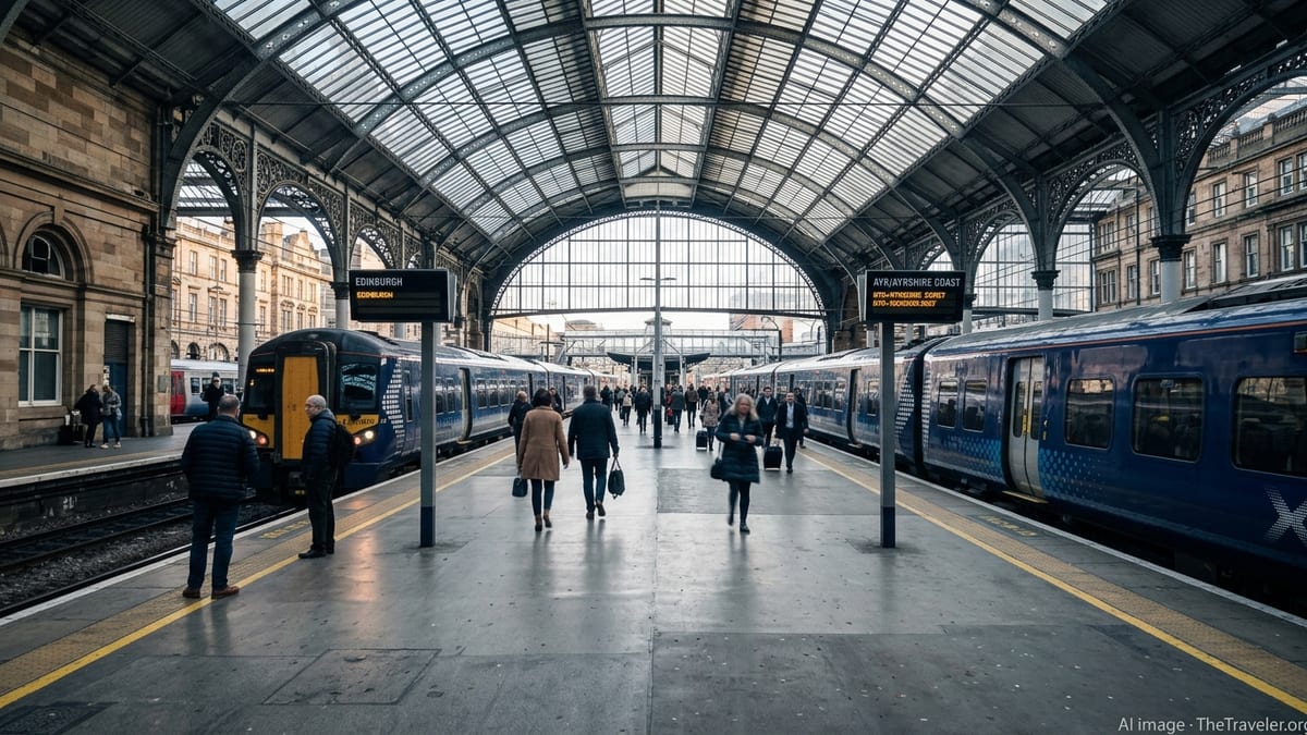 Edinburgh and Ayrshire Rail Links to Glasgow Fully Reopen