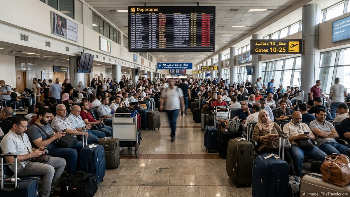 Mass Flight Chaos Strands Travelers Across Egypt