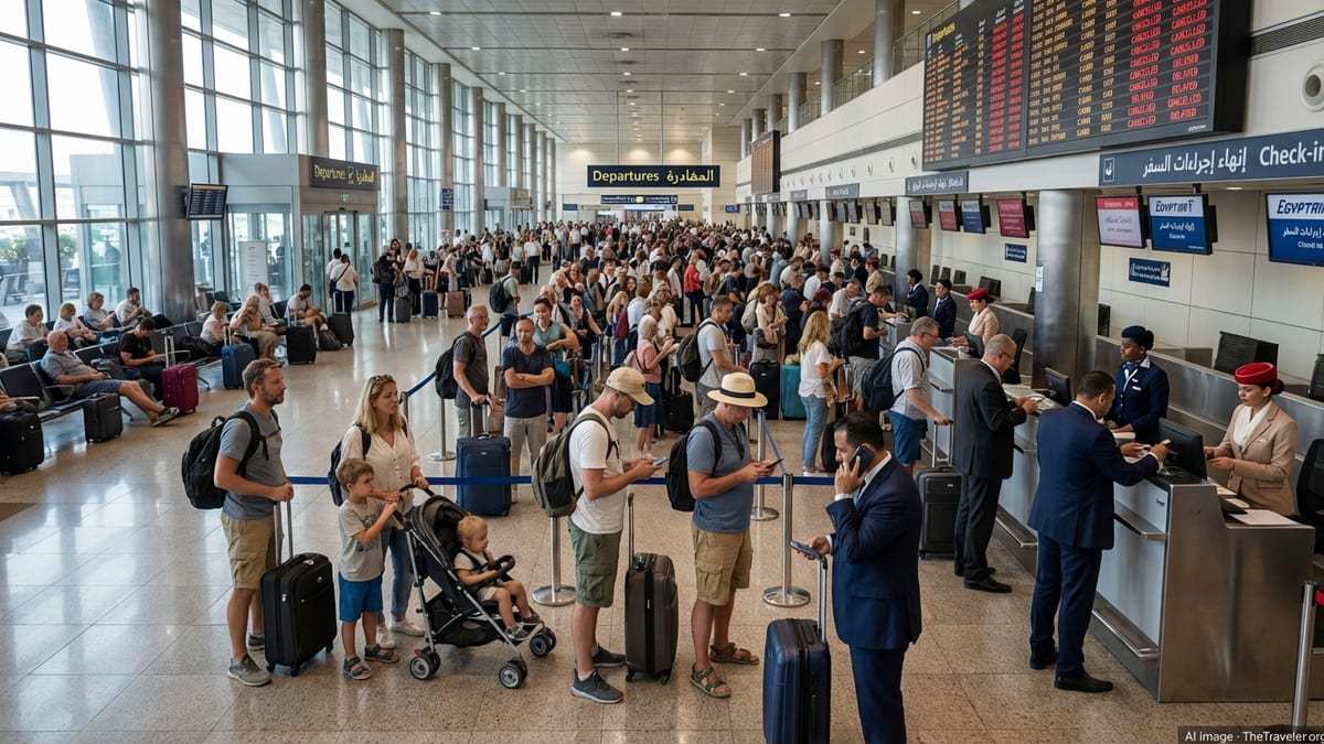 Mass Flight Disruptions Leave Egypt Passengers Stranded
