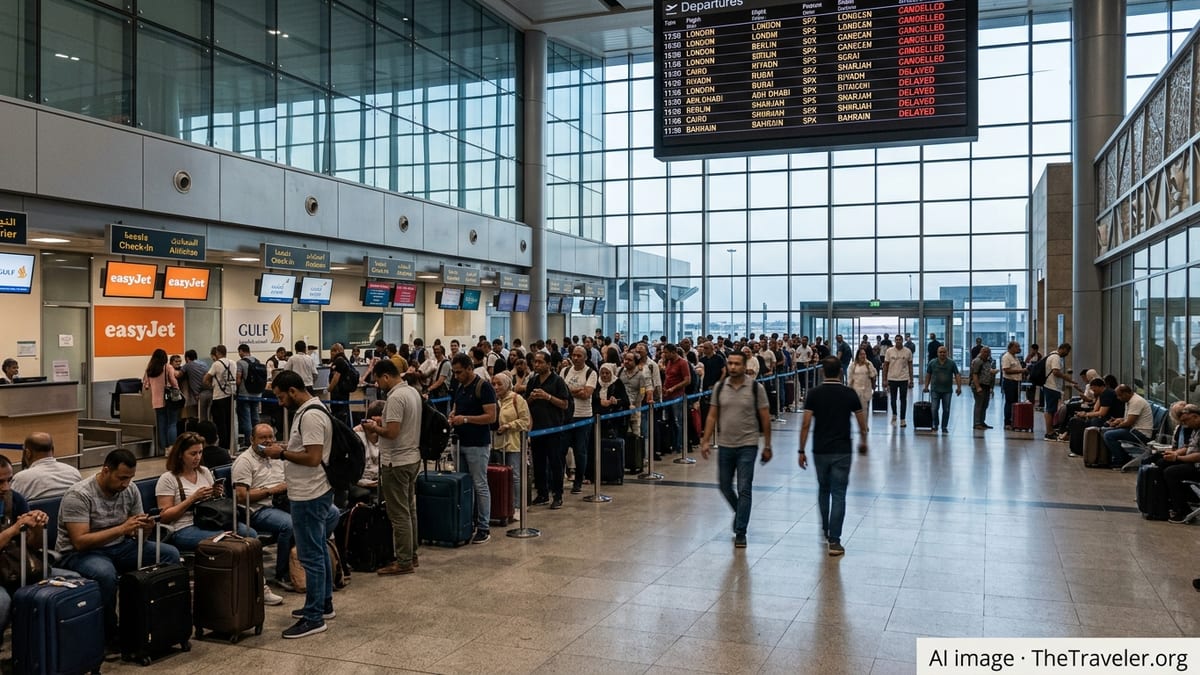 Flight Cancellations in Egypt Disrupt Links to Europe and Gulf