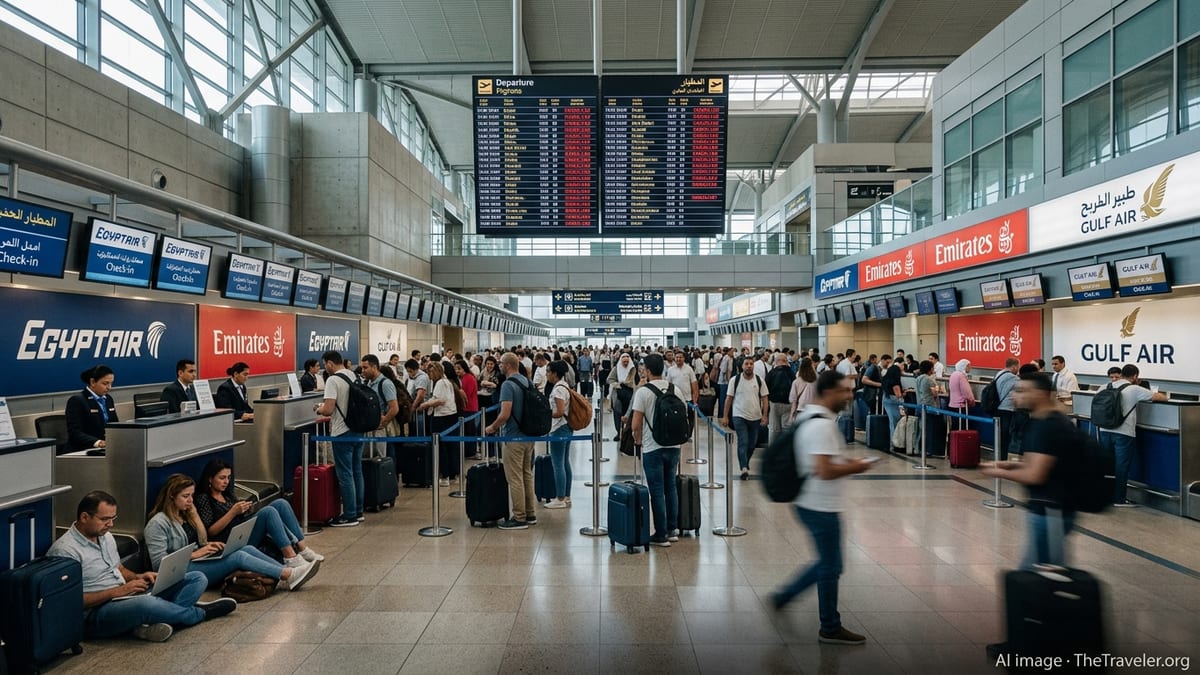 Flight Cancellations Across Egypt Leave Gulf-Bound Travelers Stranded