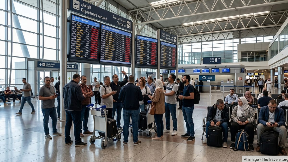 Gulf Airline Cancellations Disrupt Egypt–Middle East Routes
