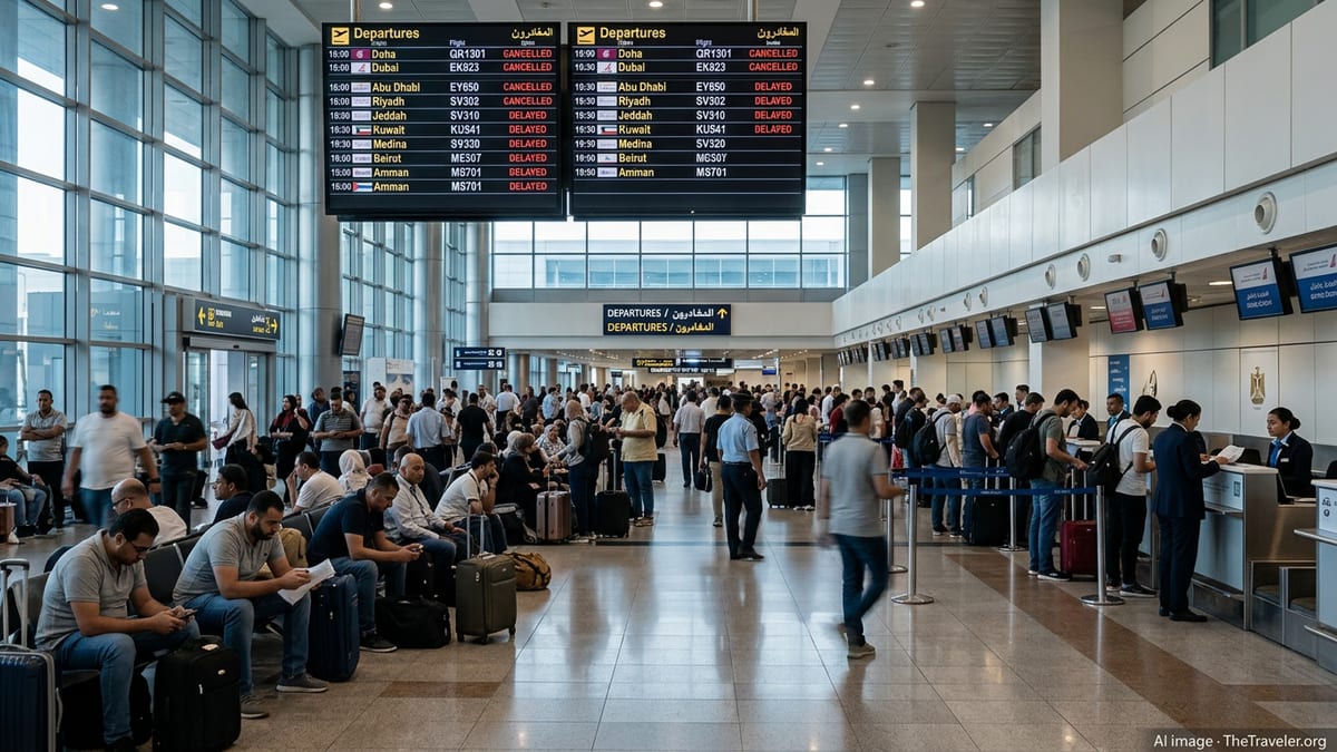 Flight Cancellations Snarl Egypt Links to Gulf Hubs