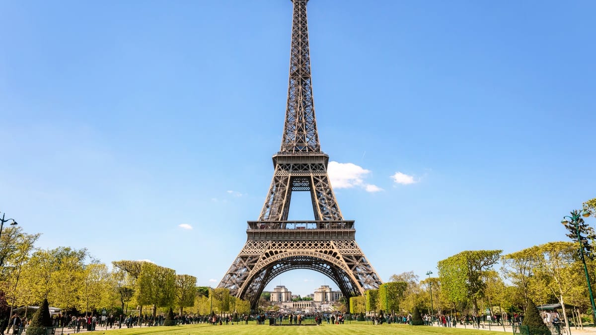 Eiffel Tower staircase segment heading to auction