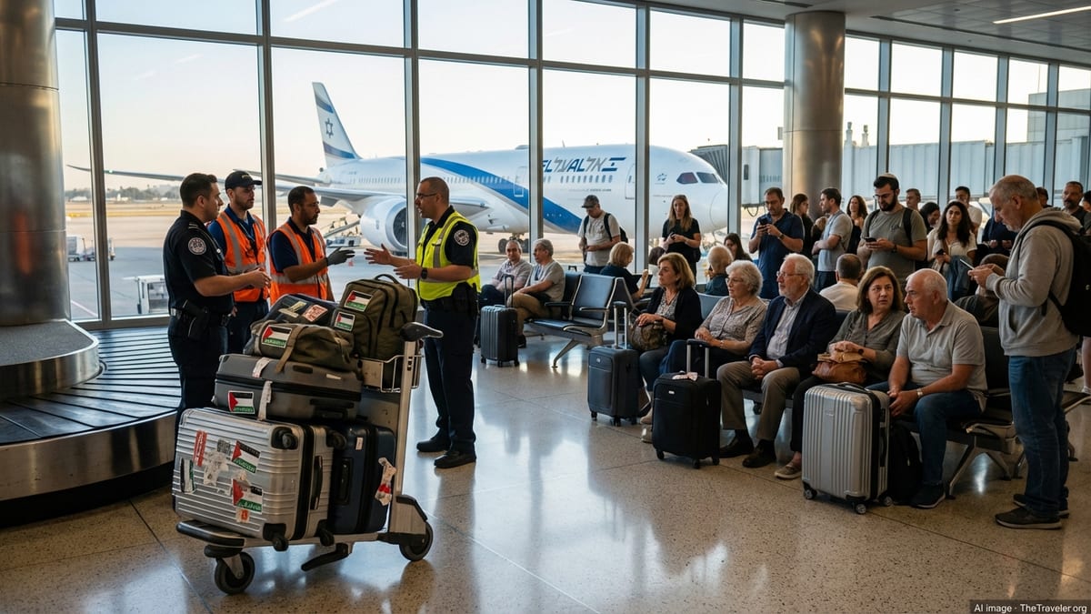 El Al LAX–Tel Aviv Flight Delayed After 140 Bags Flagged