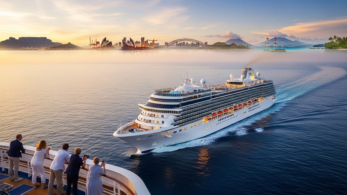 P&O Arcadia Sails Sold-Out 100-Night Epic World Explorer World Cruise