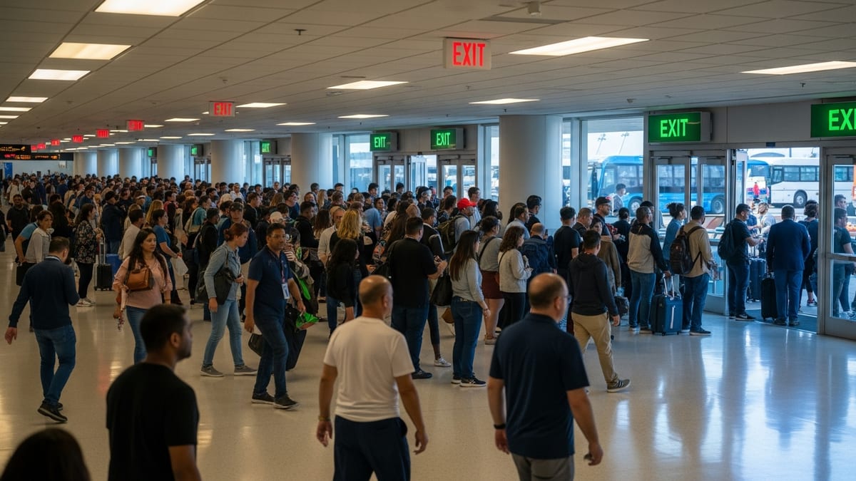 Escalator Fire Triggers Mass Evacuation, Flight Chaos at JFK Terminal 8
