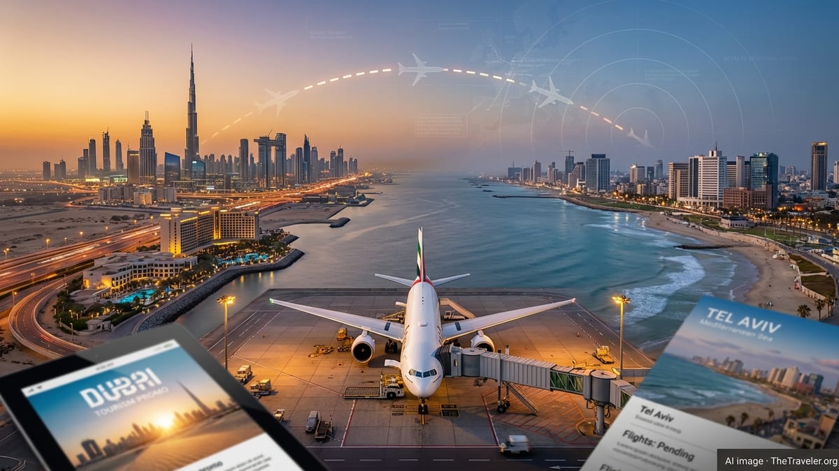 Emirates Dampens Hopes for Early 2026 Dubai–Tel Aviv Flight Relaunch