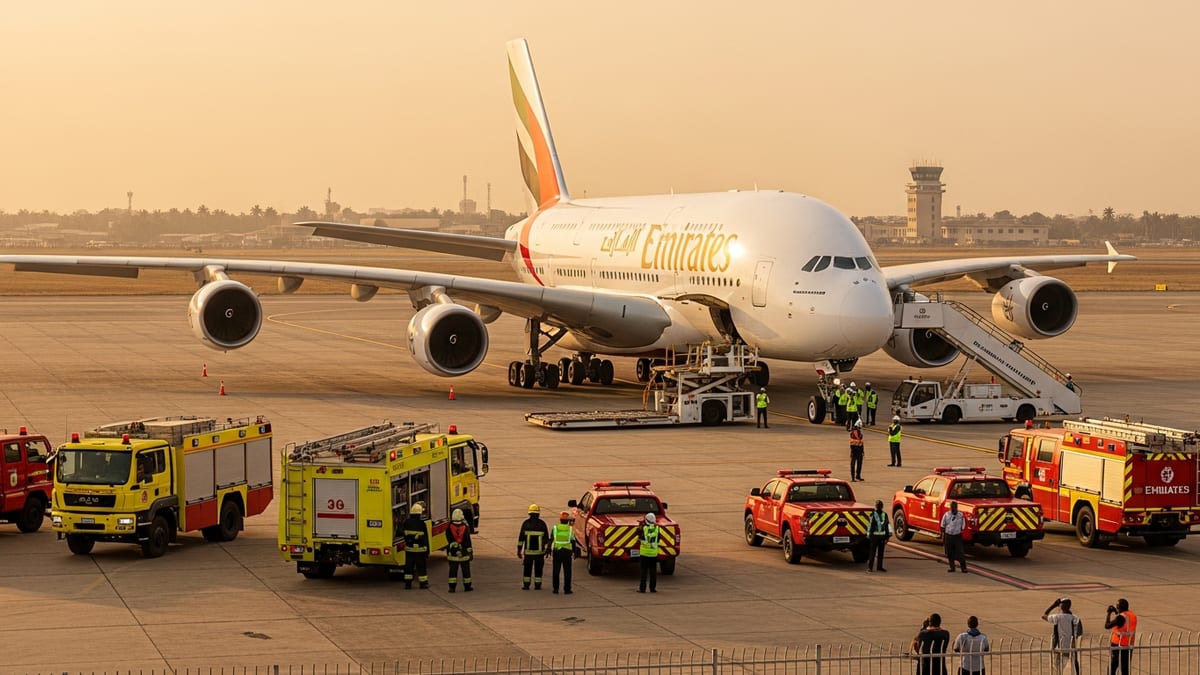 Emirates A380 to São Paulo Diverts to Accra After Cargo Smoke Alert