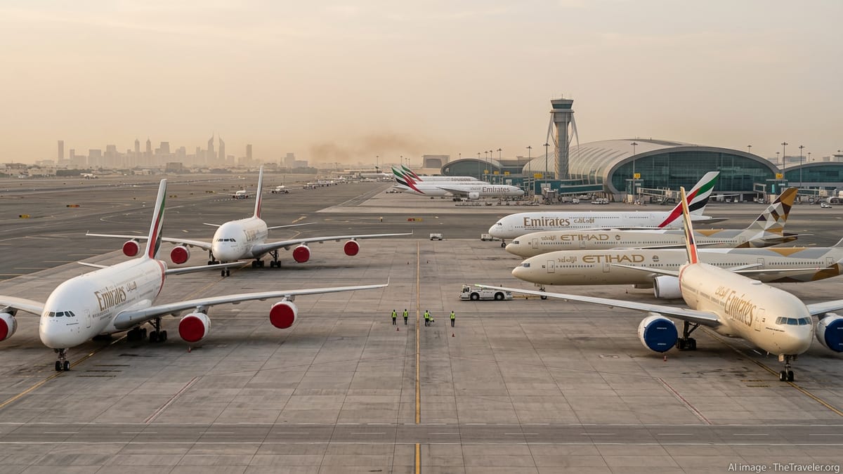 Airspace Limits Slash Emirates and Etihad Schedules