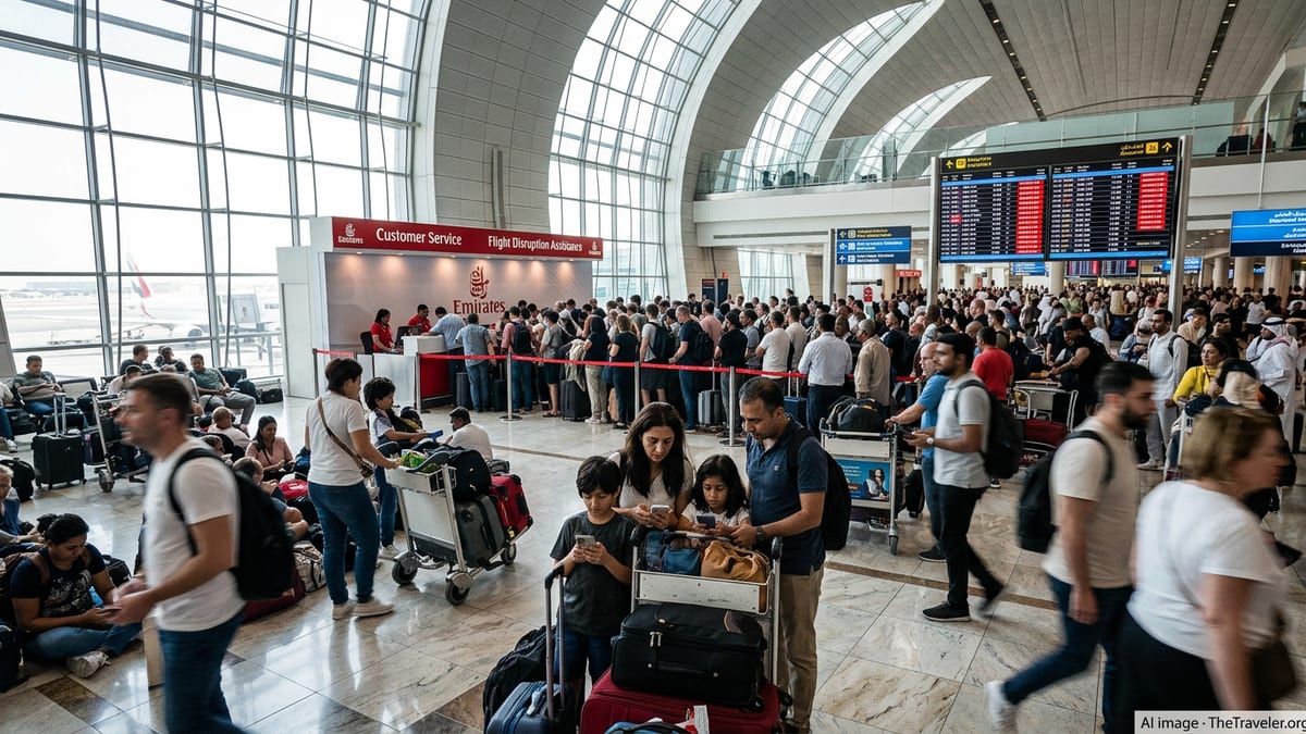 Emirates Chaos Strands Thousands as Hundreds of Flights Axed
