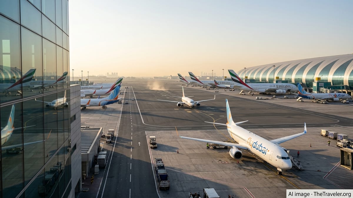 Emirates and Flydubai Steady DXB Ops With 417 Weekend Flights