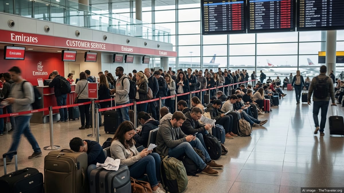 Emirates Flight Suspension Strands Thousands Across Global Hubs