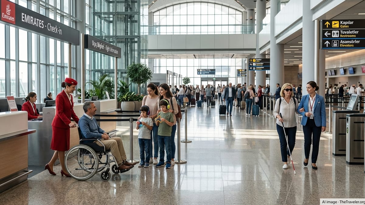 Emirates Pioneers Inclusive Travel at Istanbul Airport