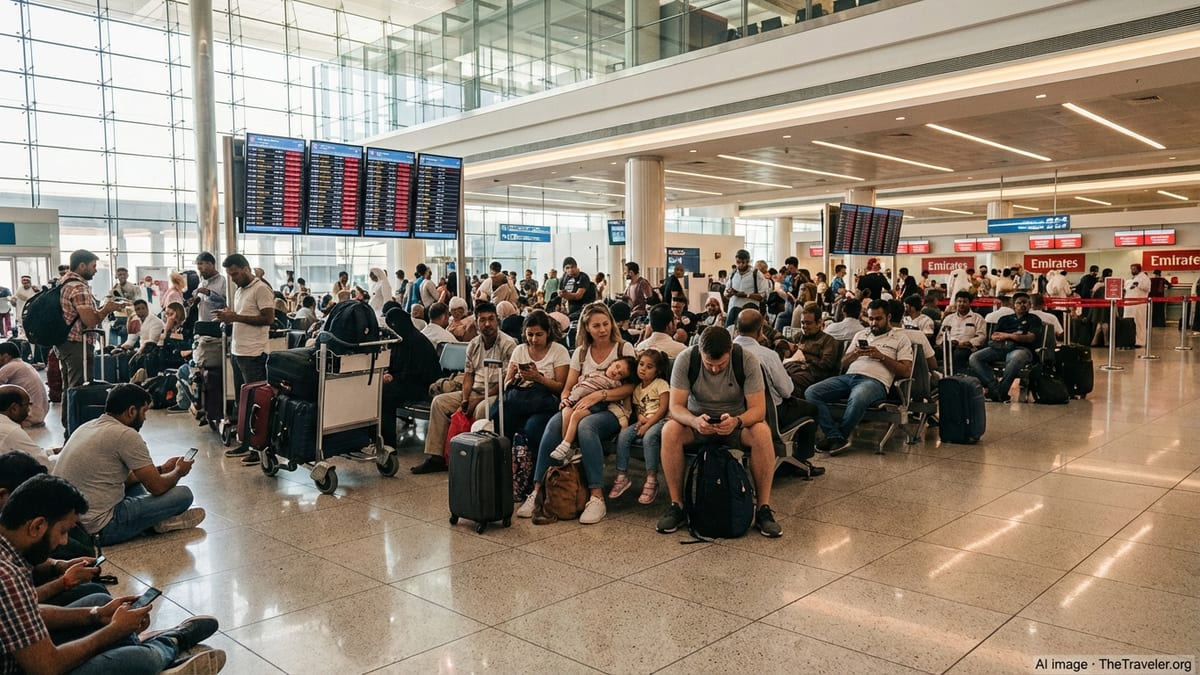 Emirates Flight Chaos Strands Travelers After Strikes On Iran