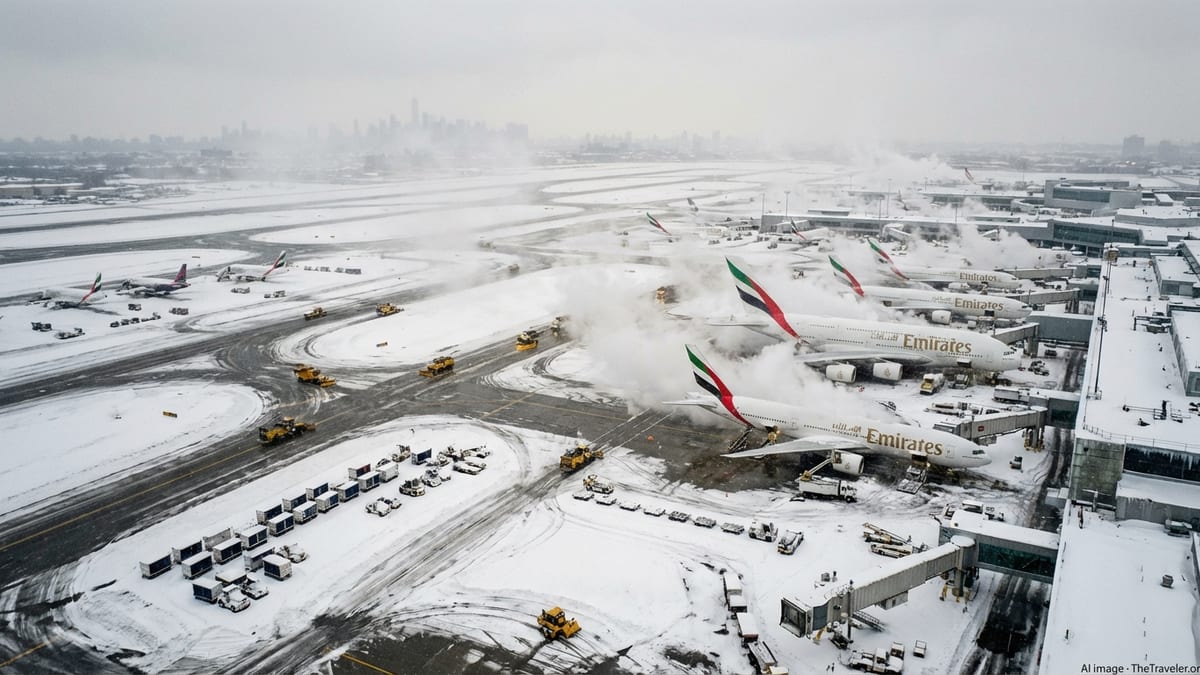 Emirates Scraps Key US Flights As Nor’easter Slams East Coast