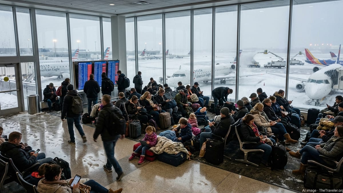 Endeavor Air Hit by Hundreds of Cancellations in US Storm