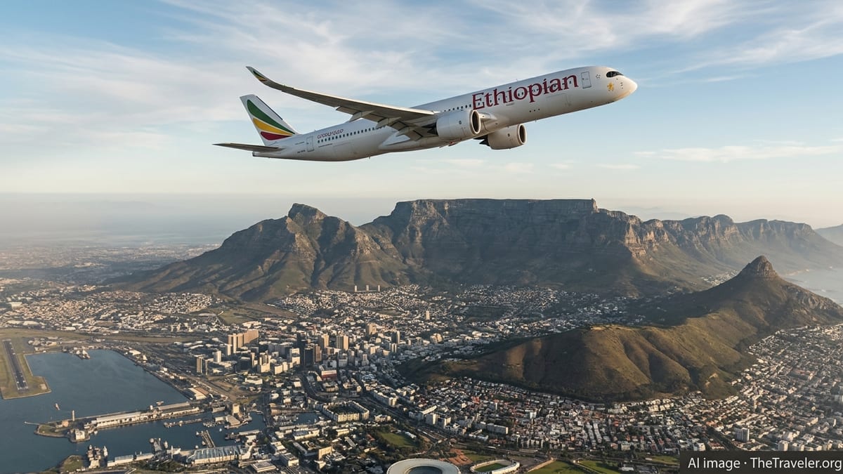 Ethiopian Airlines Extends Lead on South Africa’s Global Routes