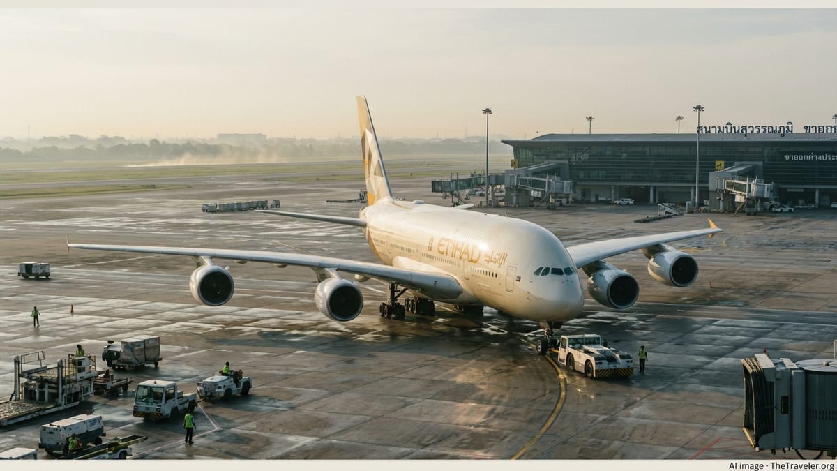 Etihad’s A380 Superjumbo to Launch Abu Dhabi–Bangkok Route