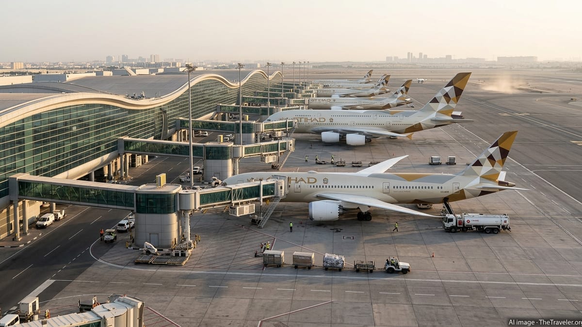Etihad Plans 62 Departures From Abu Dhabi on March 25