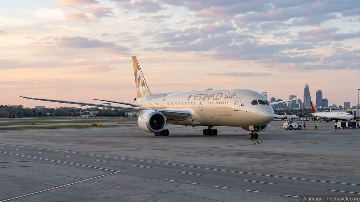 Etihad to Launch Historic Abu Dhabi–Charlotte 787-9 Route in 2026