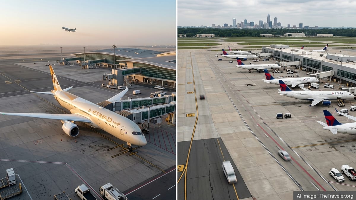 Etihad Adds Abu Dhabi–Charlotte Nonstop, Expanding U.S. Reach