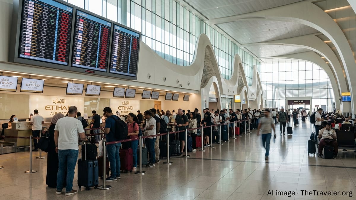 Etihad Halts All Abu Dhabi Flights Amid Regional Airspace Closures