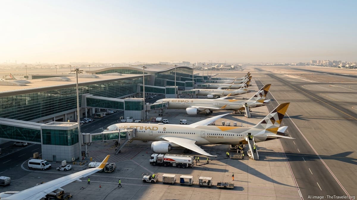 Etihad Schedules 62 Flights From Abu Dhabi on March 27