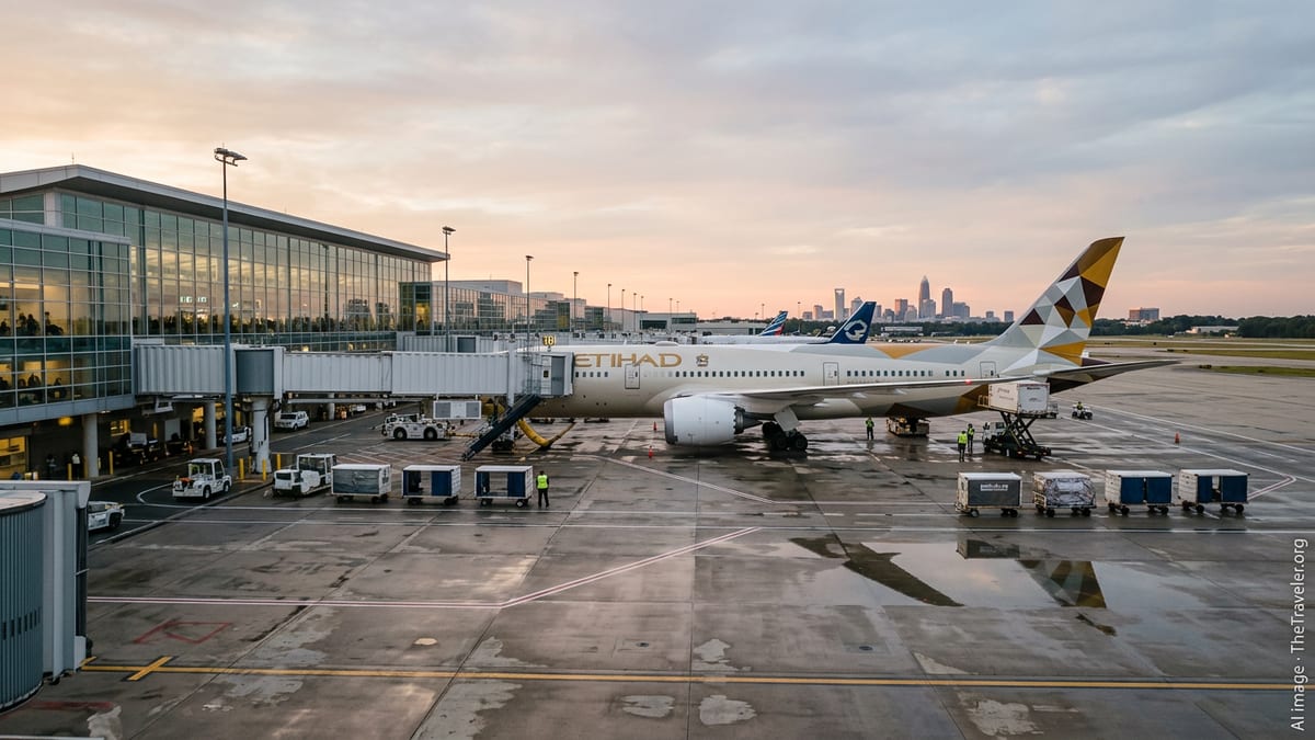 Etihad Adds Charlotte–Abu Dhabi Nonstop to U.S. Network