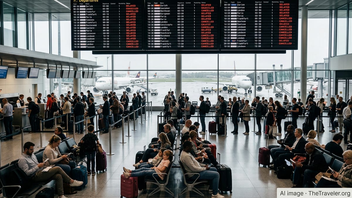 Europe Flight Chaos: Hundreds Delayed Across Major Hubs