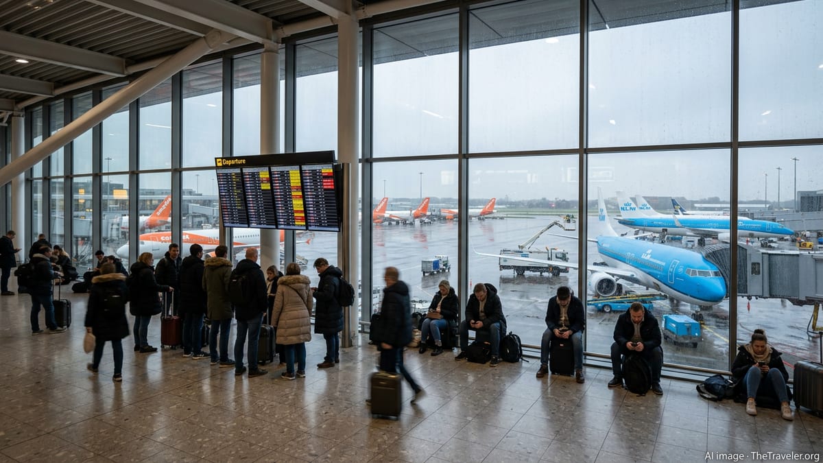 Weather and Strikes Snarl Flights Across Key European Hubs