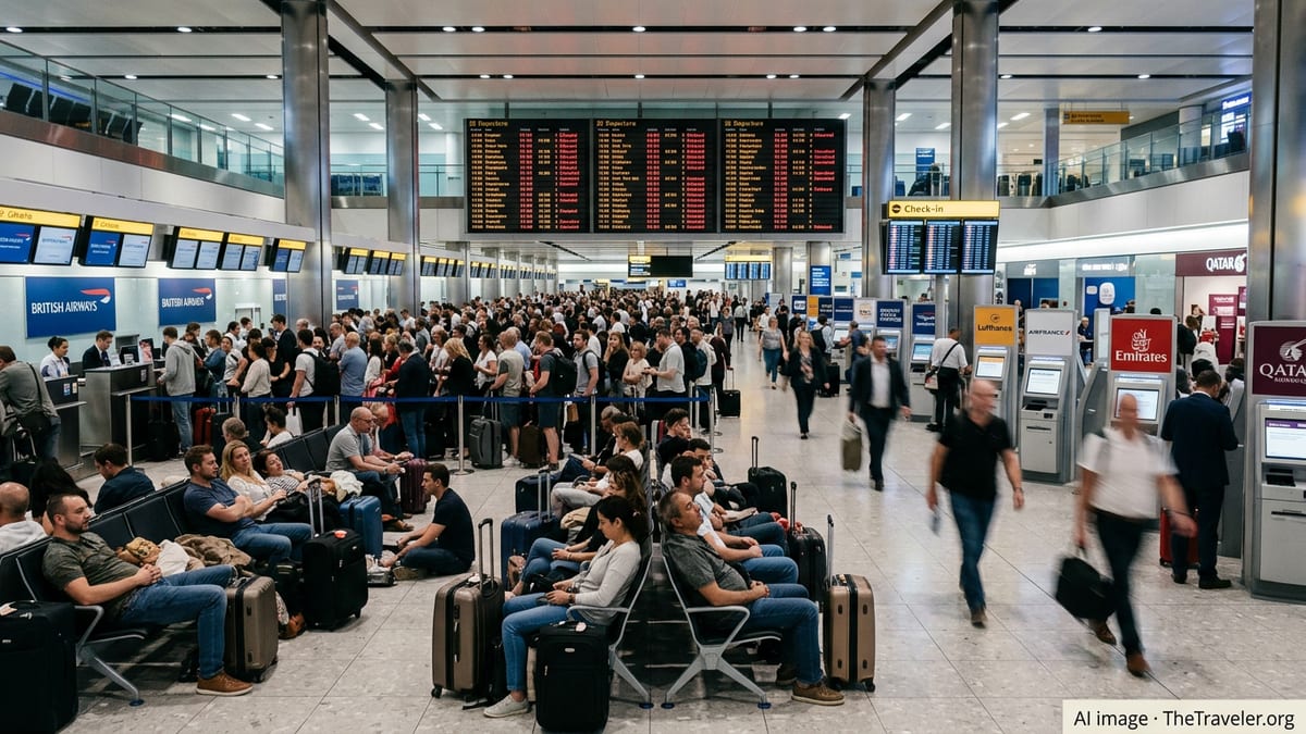 Europe Flight Chaos Strands Thousands at Key Hubs