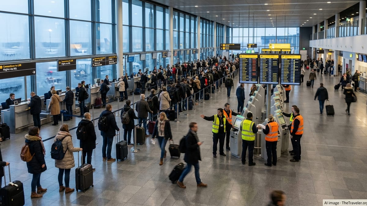 European Travelers Face Fresh Flight Chaos Across Hubs
