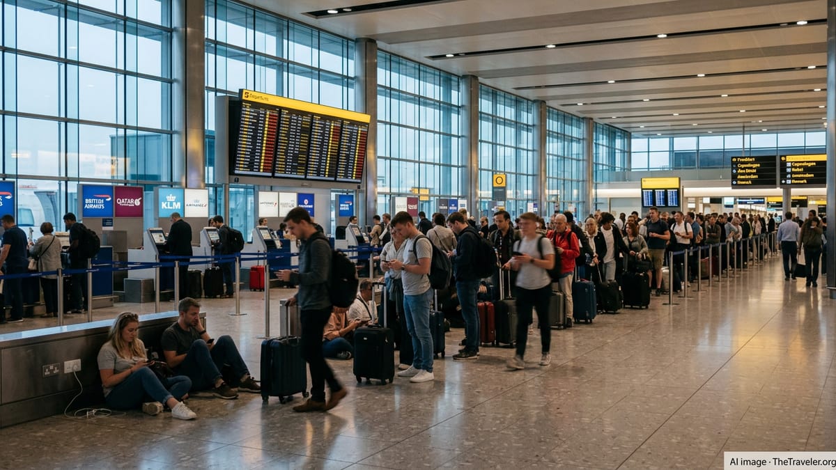 Europe Flight Chaos Strands Thousands Across Three Major Hubs