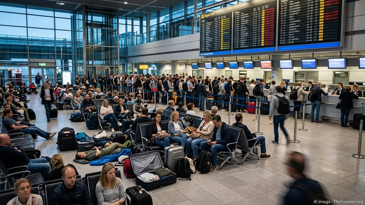 Major Disruptions Leave Air Travelers Stranded Across Europe