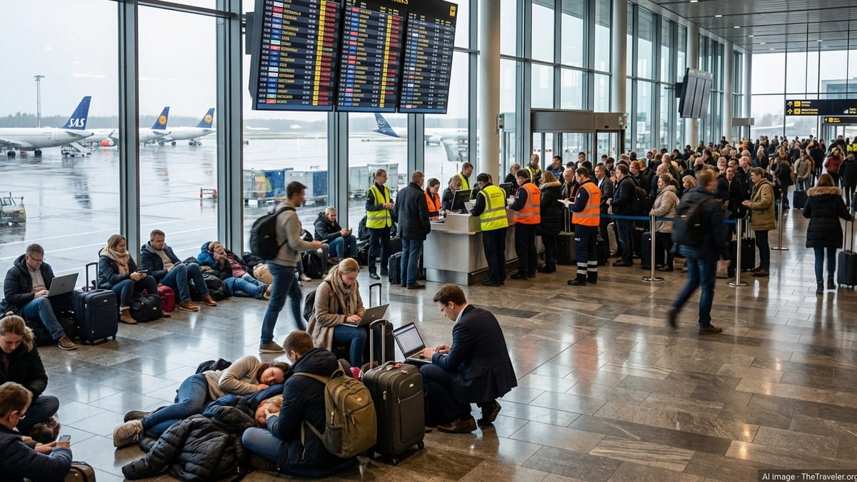 Flight Chaos Strands Passengers Across Key European Hubs
