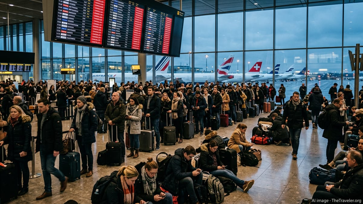 Europe Flight Chaos Strands Hundreds as 89 Services Axed