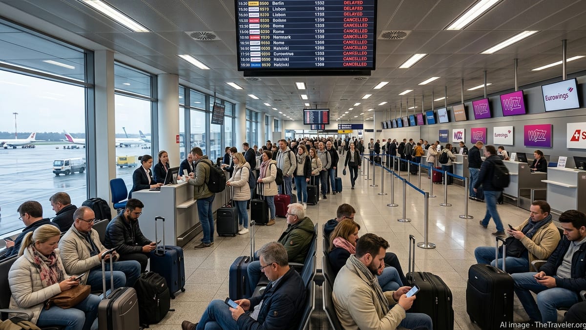 Europe Travel Chaos: 1,204 Flights Delayed, 234 Cancelled