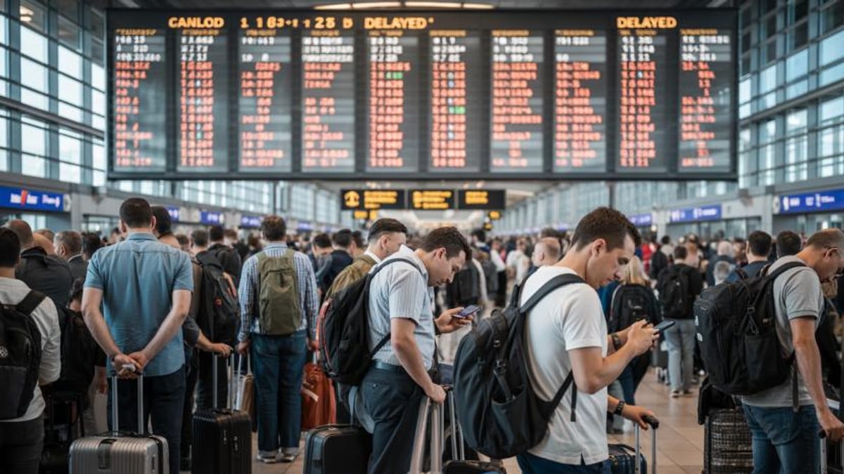 Europe Flight Chaos Hits Major Hubs With 85 Cancellations